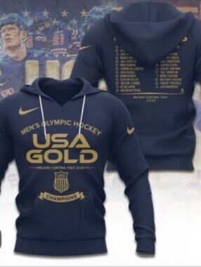 Nike 🇺🇲USA Hockey🏒 2026 Winter Olympics Champions Hoodie  NIKE NWOT GORPCORE
